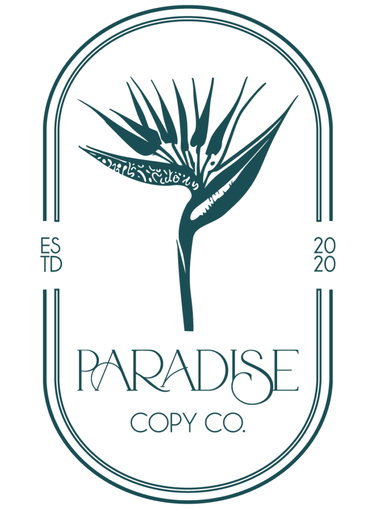 Paradise Copy Co Alternate Logo