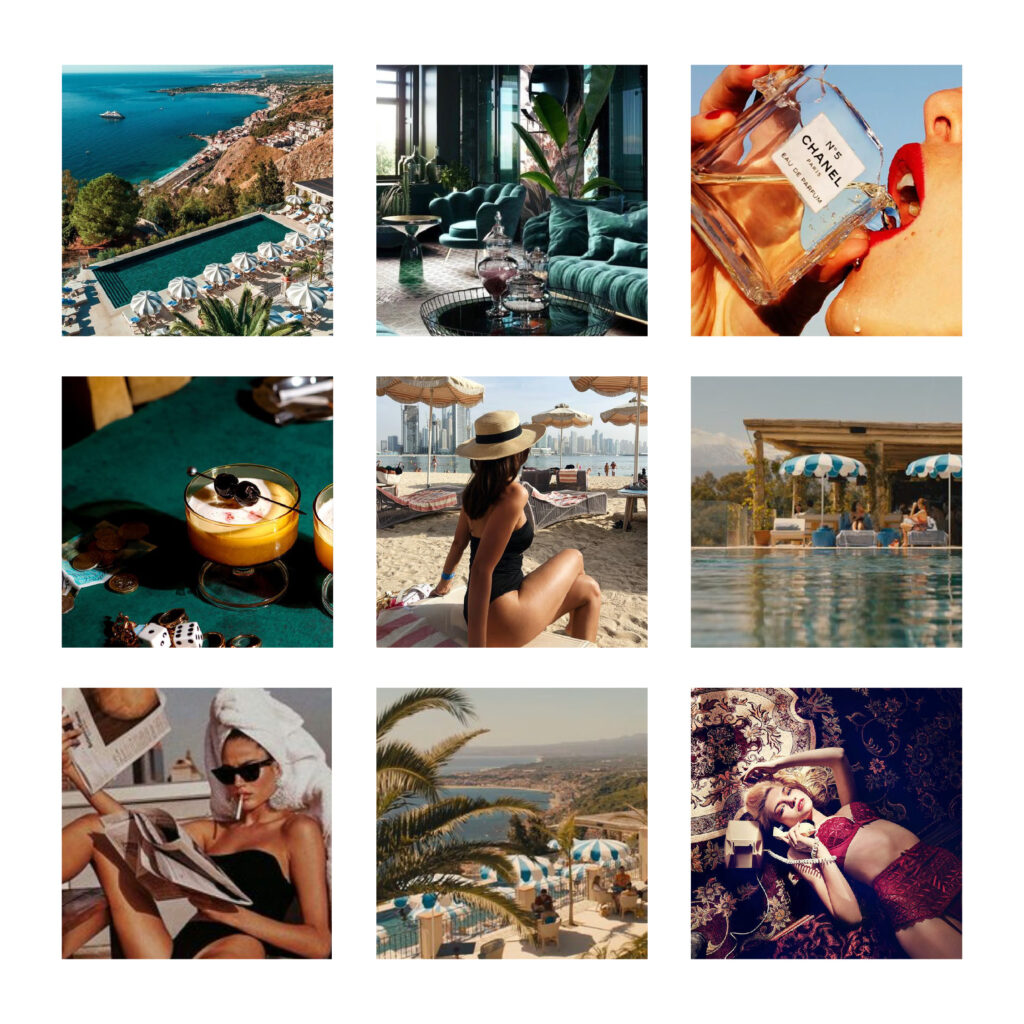 Paradise Copy Co Mood Board